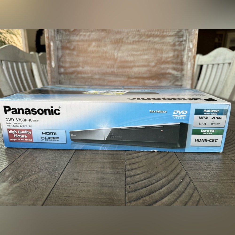 Panasonic Black DVD Player with HDMI-CEC (NEW) - Picture 14 of 14